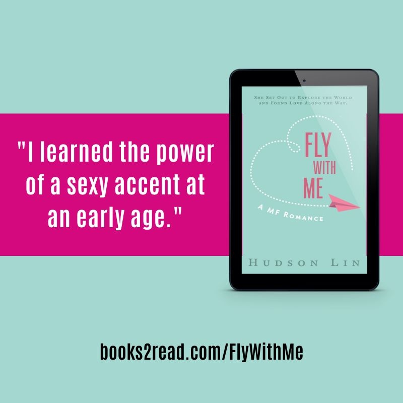 hudsonlinwrites's tweet photo. "I learned the power of a sexy accent at an early age."
Fly With Me is a queer MF romance about 2 flight attendants finding each other as they explore the world.
https://t.co/RglkZI1v9P
#QueerMF #QueerRomance #QueerFiction #LGBTQ #AmReading https://t.co/CBVBmMW9pr