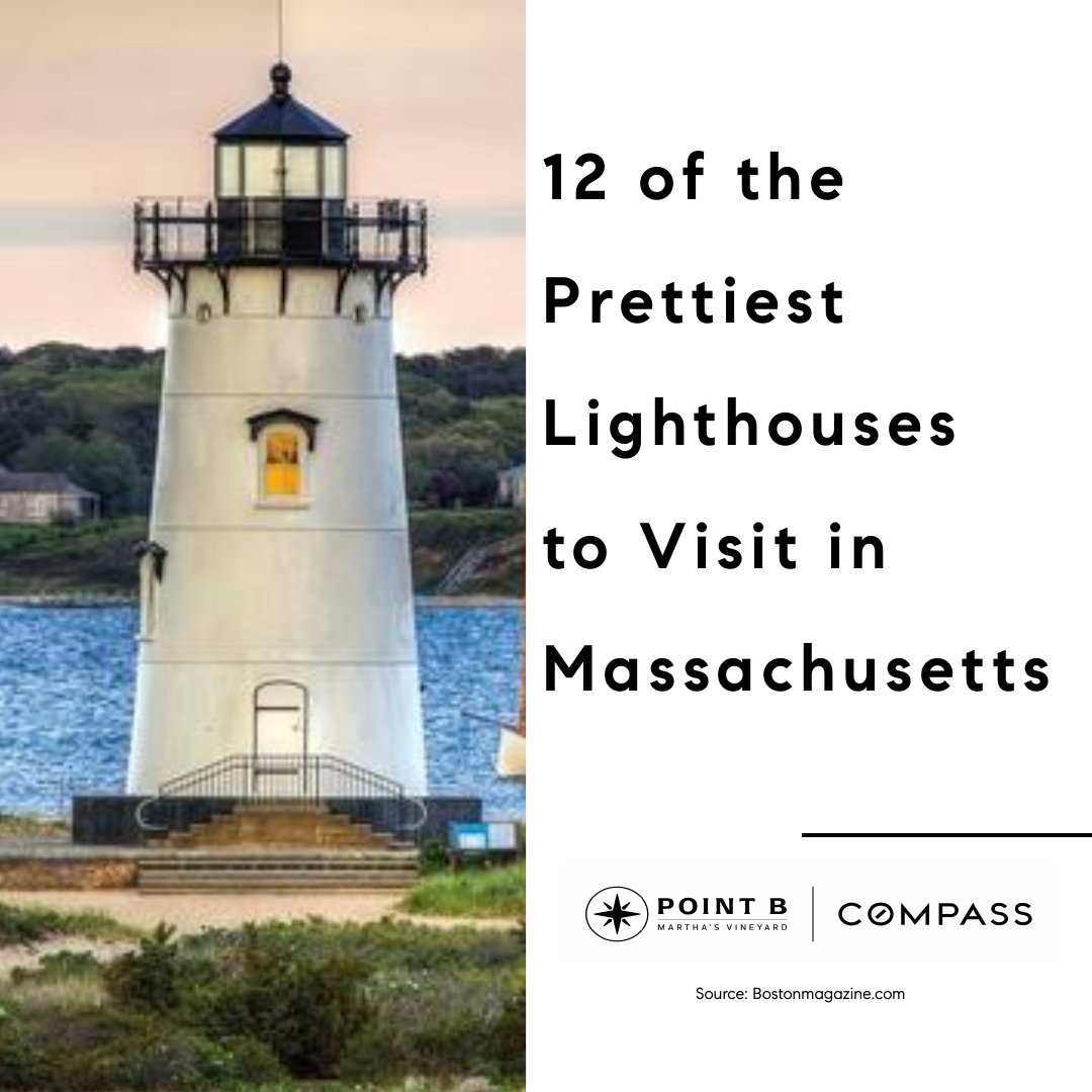 pointbrealty's tweet photo. We love that not one but two Martha's Vineyard Lighthouses made it to Boston Magazine's 12 prettiest lighthouse in MA. OF course we are partial to our MV ones, but do you have a favorite that's here or not listed? https://t.co/PpEOhDlJVP