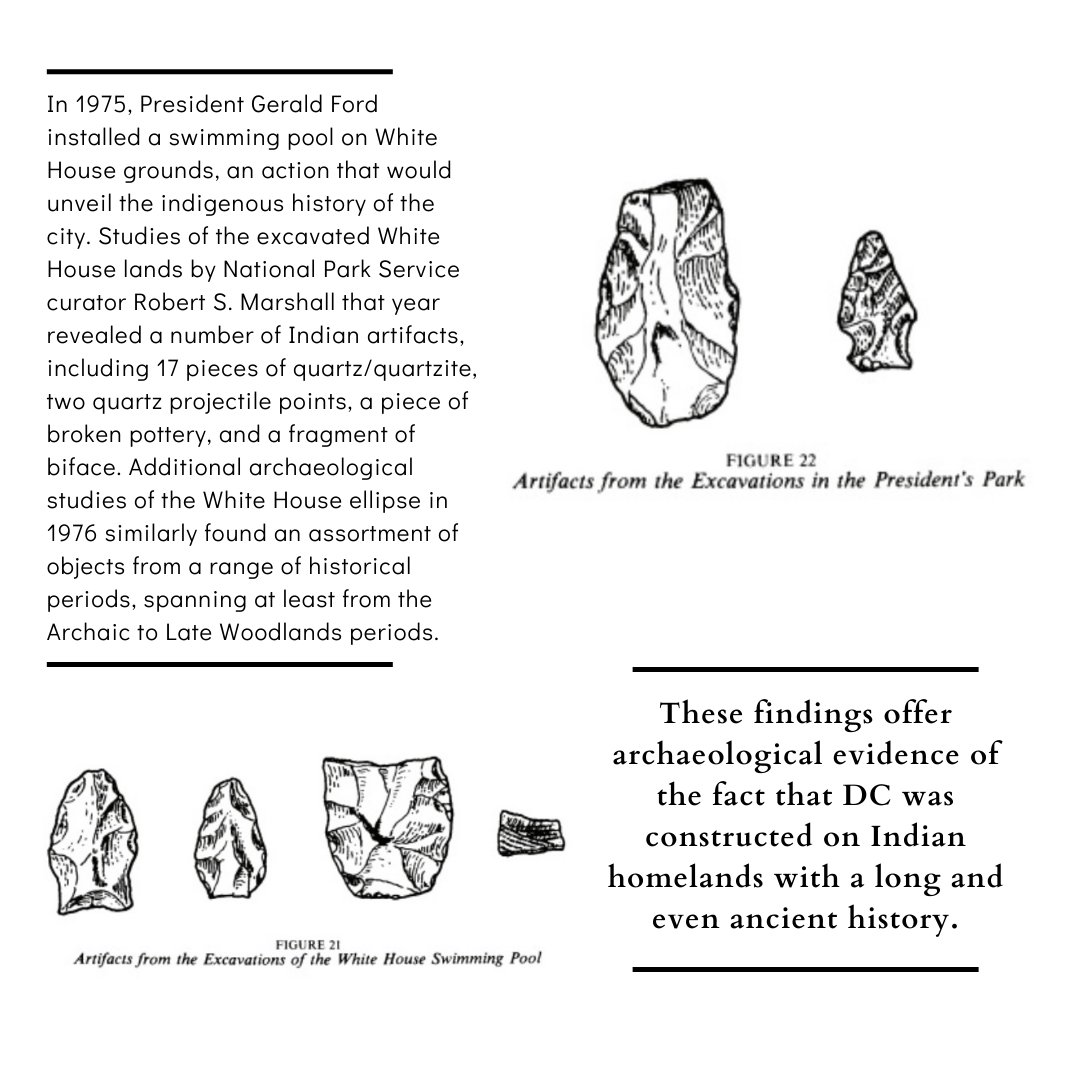 IndigenousDC's tweet photo. Did you know that Indigenous artifacts were found on White House grounds?

Learn more by using the link in our bio to download the Guide to Indigenous D.C. on iOS/Android 📲💡

#Indigenous #Native #NativeAmerican #GuidetoIndigenousLands #GuidetoIndigenousDC #DC https://t.co/kX7GqTnEwn