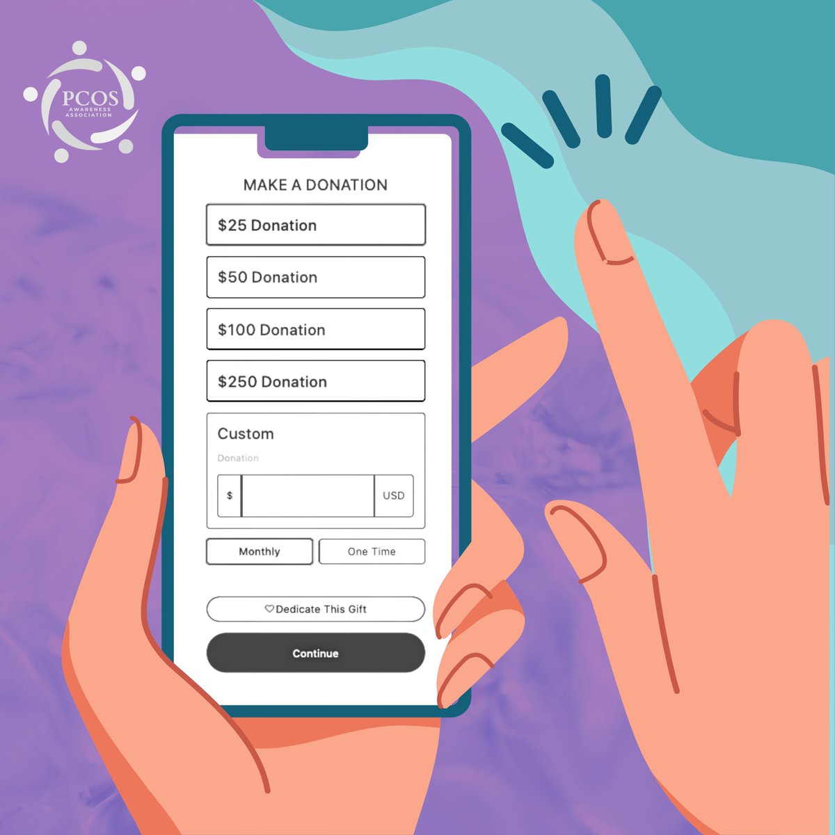 PCOSAA's tweet photo. Click the Reveal the Teal link in our bio and find out how donating can get you PCOS Swag π
#pcos #pcosaa #pcosinformation #pcosresources #pcossupport #pcoscommunity #polycysticovariansyndrome #polycysticovarysyndrome #revealtheteal #pcosevent #virtualgala #prizes #pcosswag https://t.co/s99TTII4V9