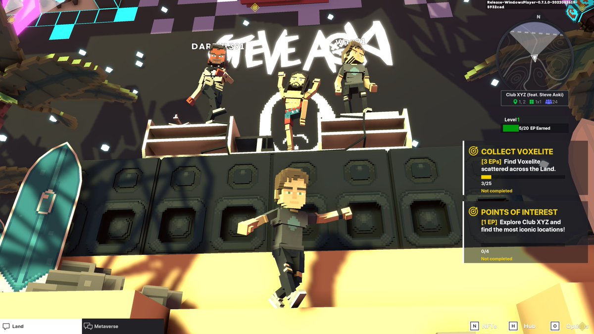 UmeMakio's tweet photo. @TheSandboxGame @steveaoki I just participated in the #SandboxAlphaS3Giveaway for a chance to win 500 SAND! On stage with Steve Aoki, check out my screenshot below!
👇 https://t.co/BwDG3Uj0qX