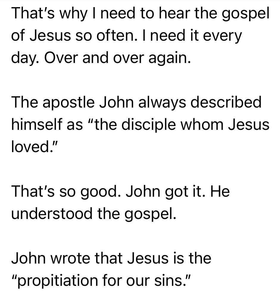 GregLhamon's tweet photo. Why I need to hear the #gospel daily. (2 of 6) https://t.co/e8vAMLvG6V