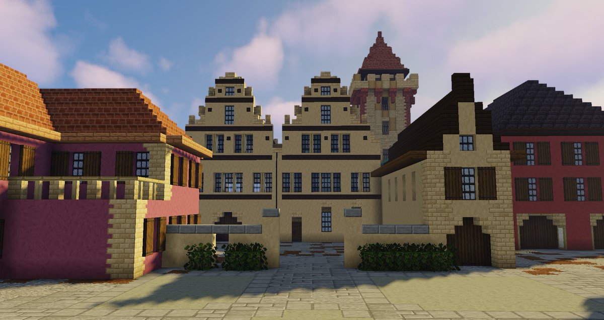 TytaRex's tweet photo. Ancien hôtel de ville de Rouffach! + La tour des sorcières! 
Old town hall of Rouffach! + The witches' tower! 
Reproduit sur #Minecraft .
#Minecraft #Minecraftbuilds #minecraftbuild #rouffach https://t.co/snSk2TQ7tA