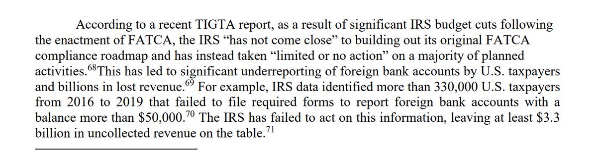 ExpatriationLaw's tweet image. Regardless of what's "said" today, this report from  Wyden Senate Finance Committee identifies as relevant to #offshore tax evasion (start pg. 17) : #Form5471, #Form8938, #Form3520, #FBAR and #FATCA IGAs. Non-USness will be subject to increased scrutiny. finance.senate.gov/imo/media/doc/…