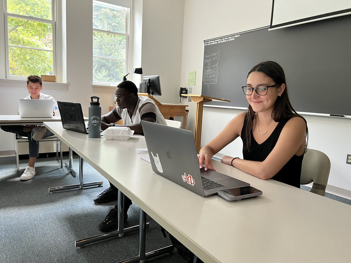 MattVeto's tweet photo. We have a full-fledged data department and are experimenting with an innovation and tech department. @PapaKofiAsibuo (center) is continuing the build of a data depository app, while Marissa Alverzo leads our day-to-day data work. #BWBoot https://t.co/HF402smYTh
