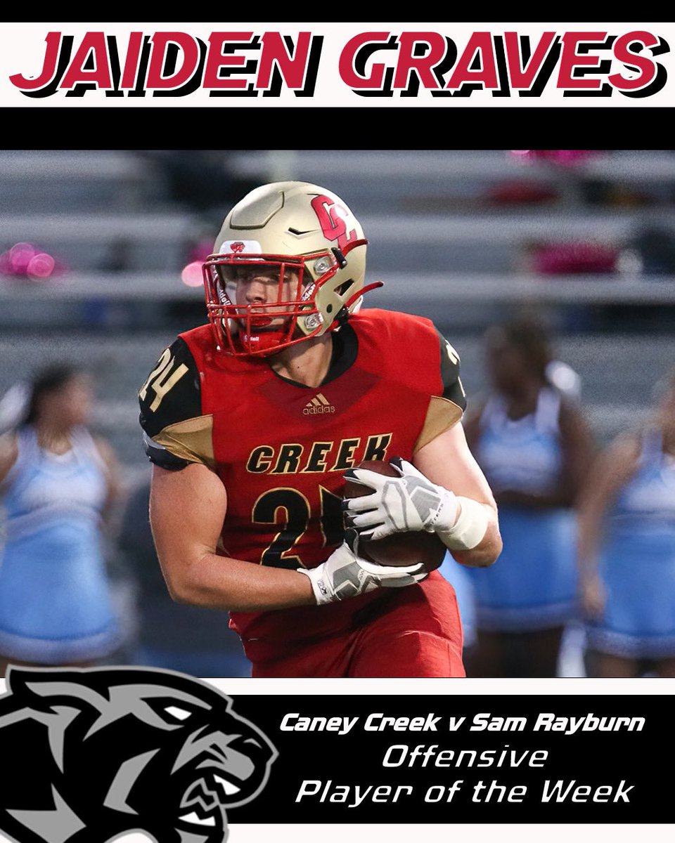 Week 1️⃣ Offensive POTG goes to Jaiden Graves (231 yards of total yards and 3 TD)‼️ #RISE