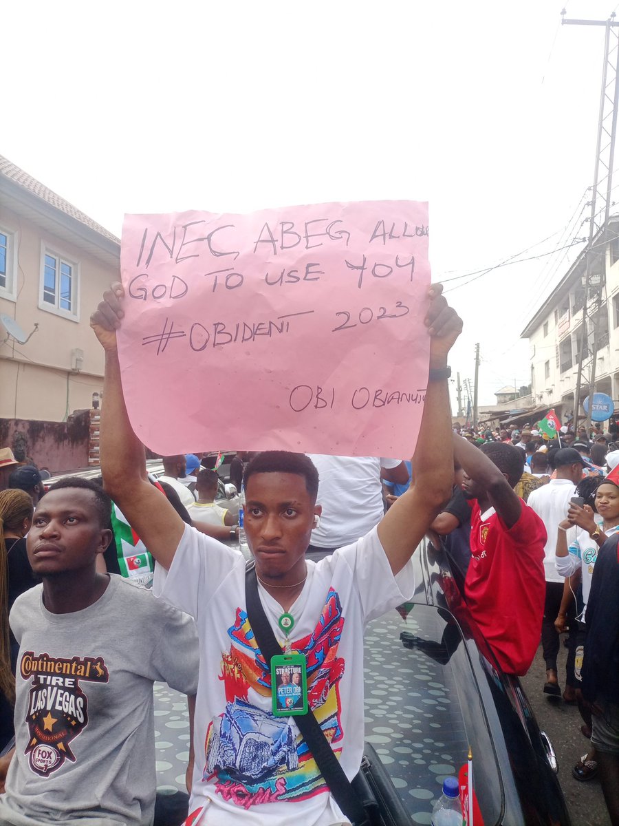 AguNkanu's tweet photo. Onitsha was a shutdown...
#Obidatti023
#ObidientWalk
#OnitshaObidientMegaRally https://t.co/5bvXJ6e1Wg