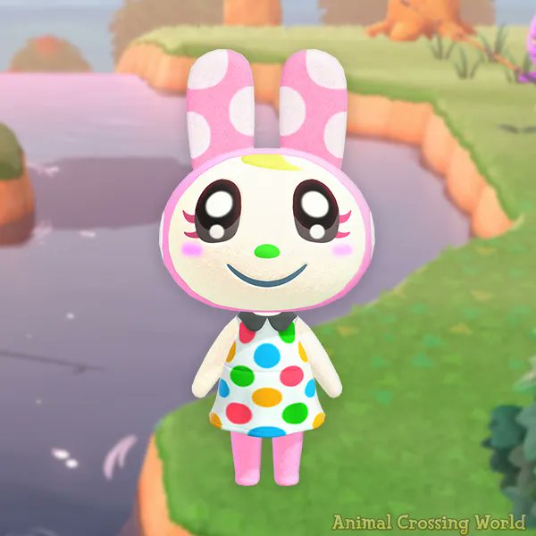 ACWorldBlog's tweet photo. Happy Birthday to Chrissy! 🎉 🐰 #ACNH https://t.co/UFvyg3gjGC