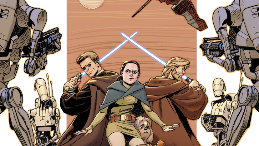 StarWarsNewsNet's tweet photo. Review: Obi-Wan and #Anakin Engage in a Daring Rescue in Dark Horse Comics' Hyperspace Stories #1 - #BooksComics #DarkHorse #HyperspaceStories #Obiwan - https://t.co/Ffpdgdu6sl - Star Wars News Net https://t.co/oA3gUmmiYY
