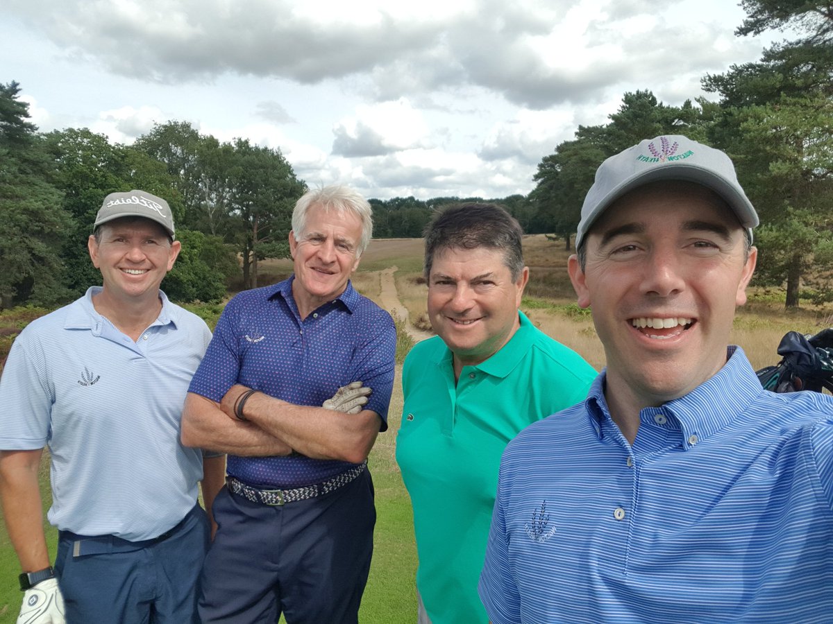 SRaceGolf's tweet photo. Huge thanks to @waltonheath_gc members Julian Jones &amp; Mark Chladek for joining me &amp; Richard Prophet for my first Captain/Pro challenge. Great company, great course, great golf and a great result 😉⛳🙏 @Walton_Heath_GK New course in fab condition! https://t.co/BEqeFGbPGm