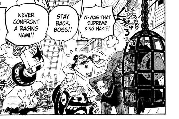 Nami haki confirmed? (Chapter 1058, page 3) : r/OnePiece