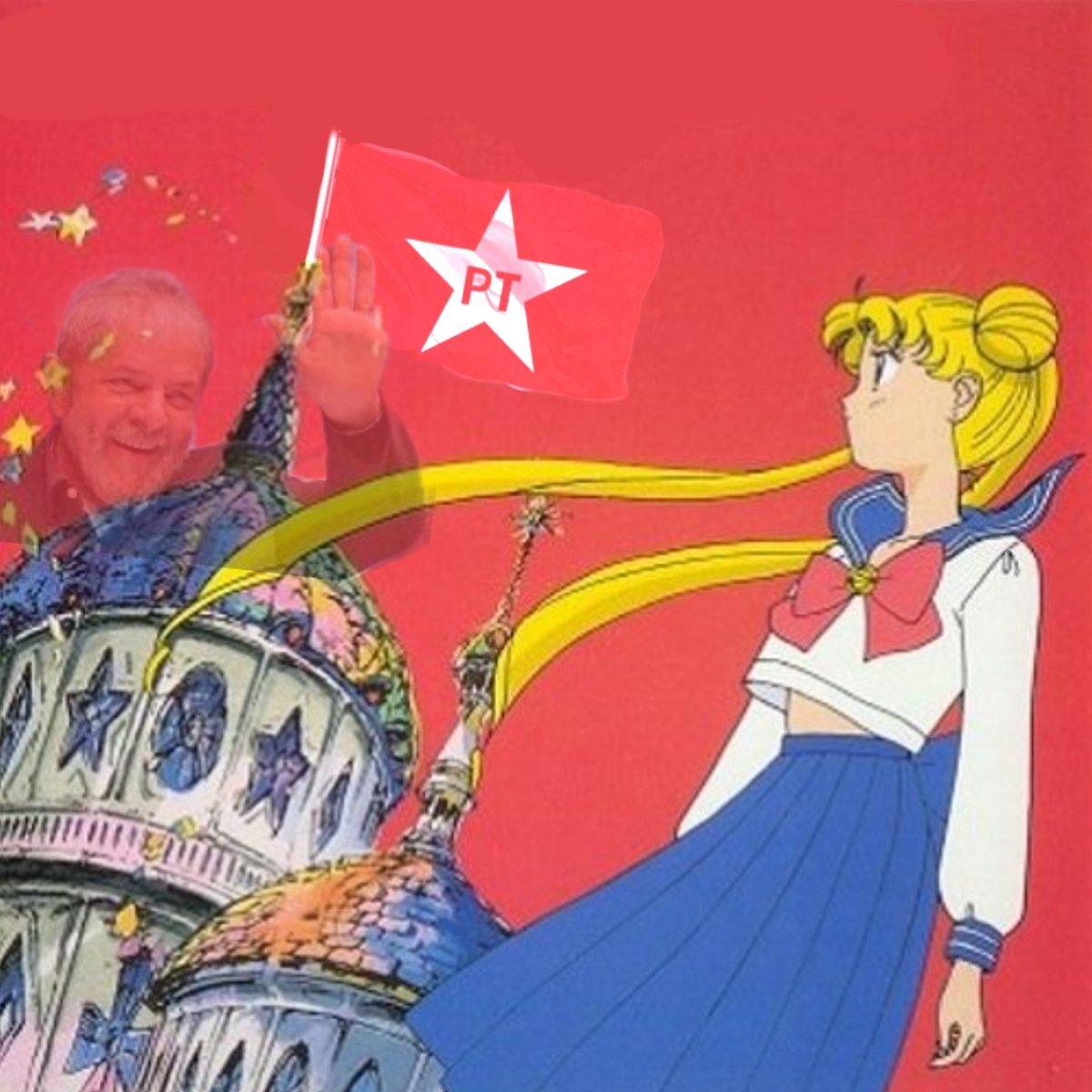 amvdolula's tweet photo. AMV: "Lula do Lula/ "Sailor Lula" já disponível nas redes sociais. 

Compartilhem ou punirei vocês em nome do Lula

#Lula2022 #SailorMoon #AMV https://t.co/cngwim6qur