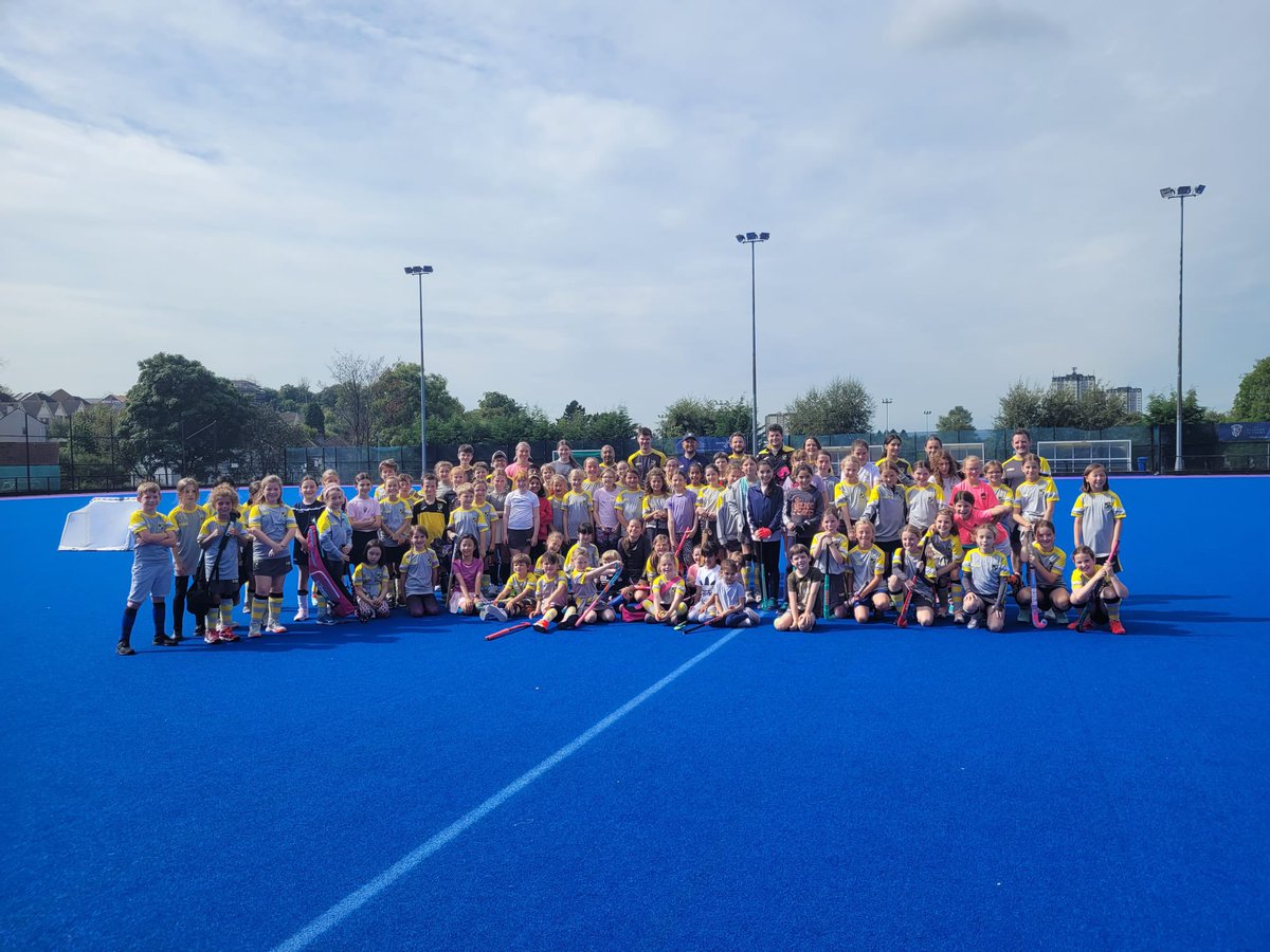 hillheadjuniors's tweet photo. Brilliant 1st session!Over 100 youngsters on the pitch!All raring to go!New member told us-“I’m going out again after lunch to practice.Everyone was really friendly and I loved it so much!”Barry Cawte,CEO,Scottish Hockey visited too! @ScottishHockey #HHCfamily are back! https://t.co/88wNp3PZpc