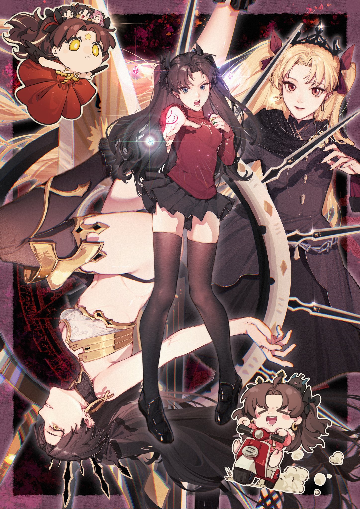 Fate/stay night HF FGO 遠坂凛 クリアファイル 特典【fgo 凛】