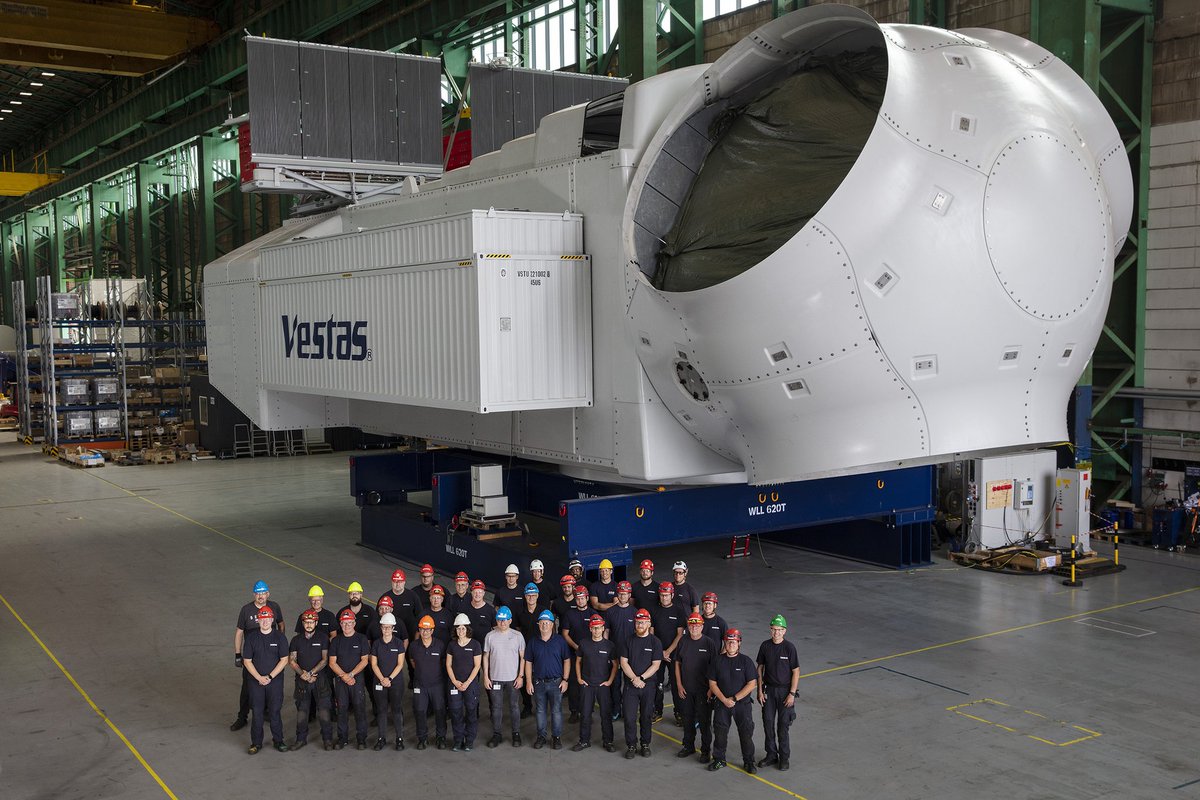 MLiebreich's tweet image. Please meet my new favourite mediaeval windmill, the @Vestas V236-15.0. It may only be able to reach its 60% design capacity factor in great wind locations, but each one of these that gets built anywhere is a chunk less gas and coal that gets burned.