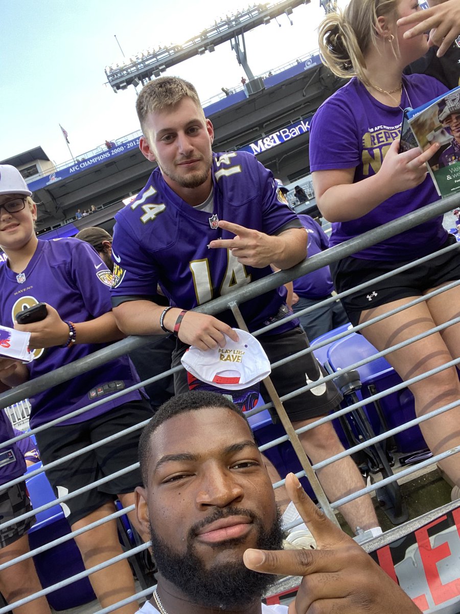 DevynVukovich's tweet photo. 🐐’s @tbowser23 @kyledhamilton_ @Ravens #RavensFlock https://t.co/wtqefF3kHH
