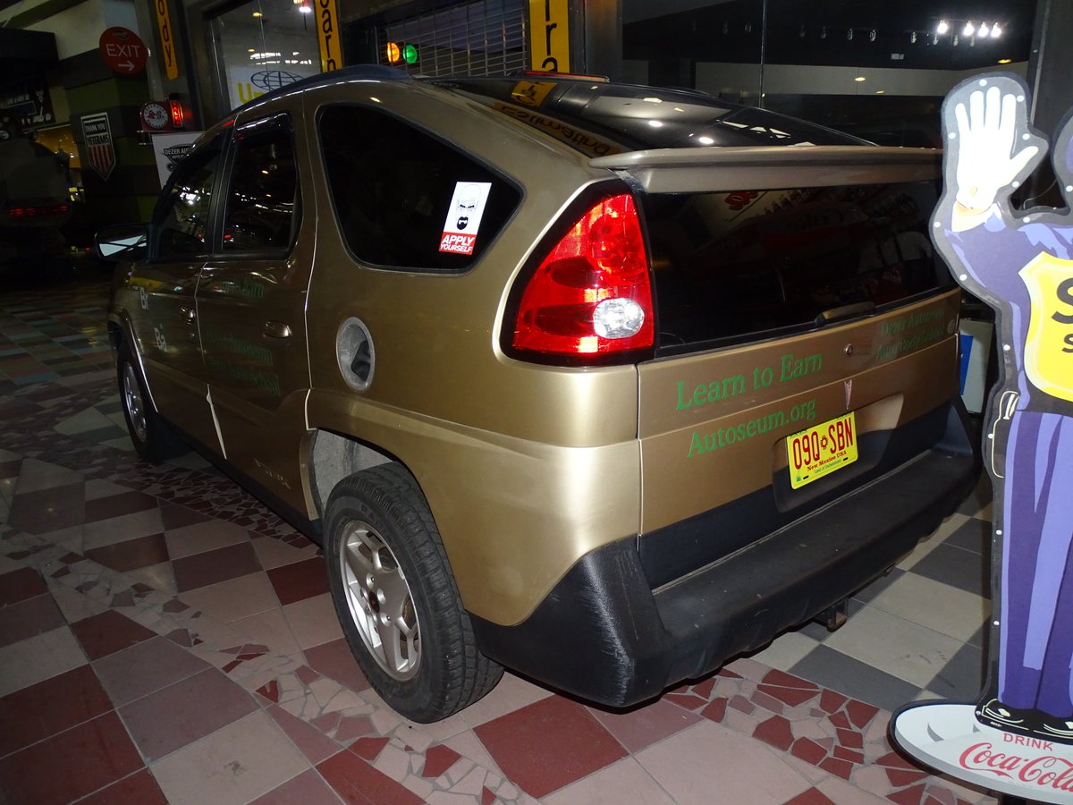 StripeyMiata's tweet photo. Dezerland Park Breaking Bad #dezerland #BreakingBad #pontiacaztek https://t.co/8y9cFuijIE