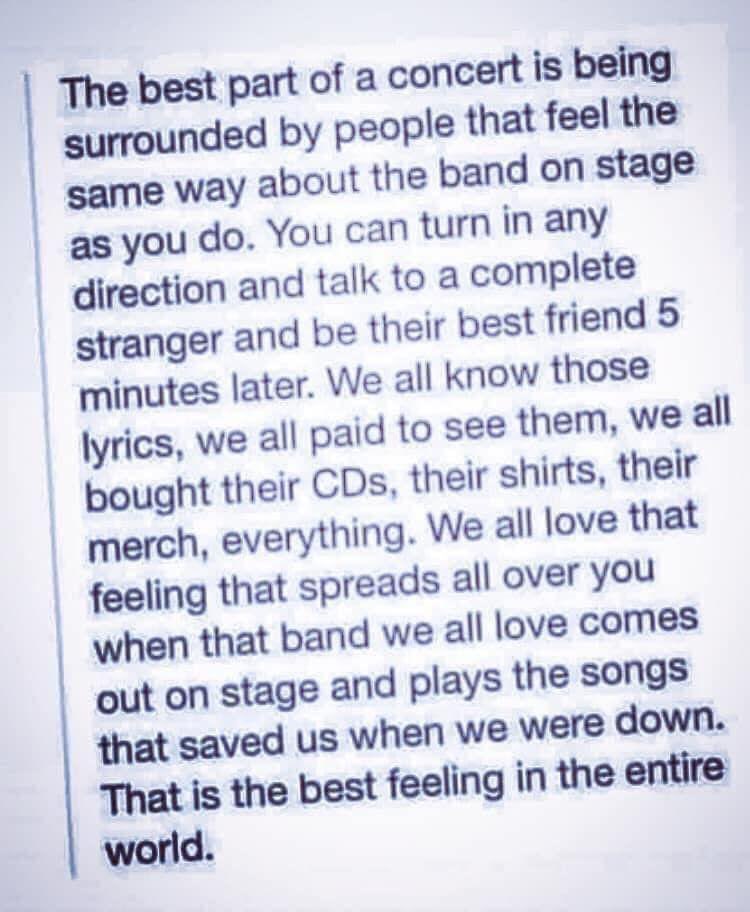 The best part of a concert #concertweirdos