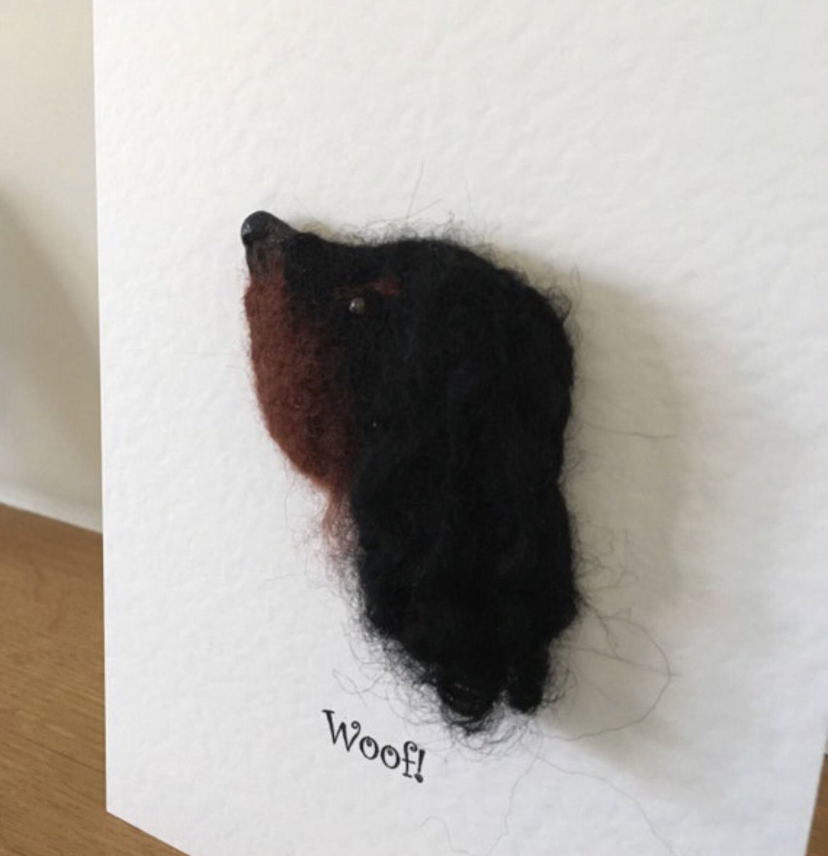 LoobyFelts's tweet photo. Cute Baby dog greetings cards. These needle felted fun cards can be found in my little #etsyshop https://t.co/R2ZFq6Df2y https://t.co/NzoQYBCUtC