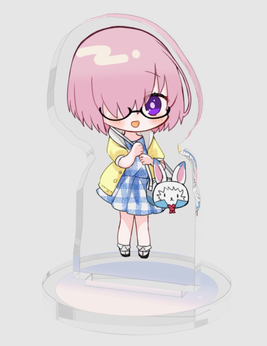 マシュ・キリエライト(Fate) 「参考画像だし実物はちょっと見え方とか違うだろうけどかわいいので届くのたのしみや～」|はるかっぱのイラスト