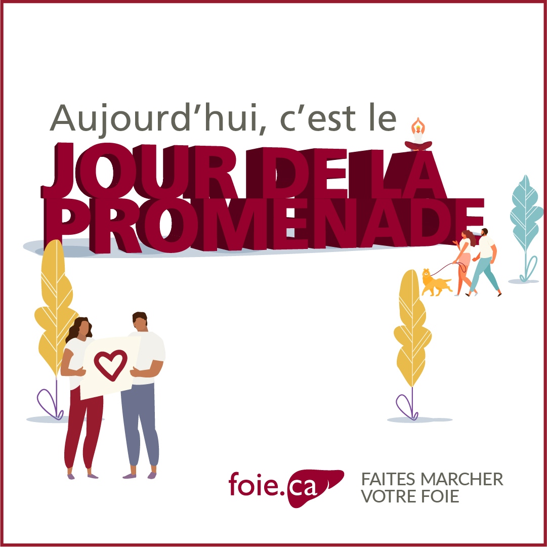 FoieCanada's tweet photo. Aujourd’hui, c’est le jour de la promenade Faites marcher votre foie! Joignez-vous à nous et aux nombreux Canadiens qui se rassemblent pour sensibiliser et collecter des fonds en faveur des personnes vivant avec une maladie du foie.💝

https://t.co/v6yPju5tci https://t.co/lpqEUqixIL