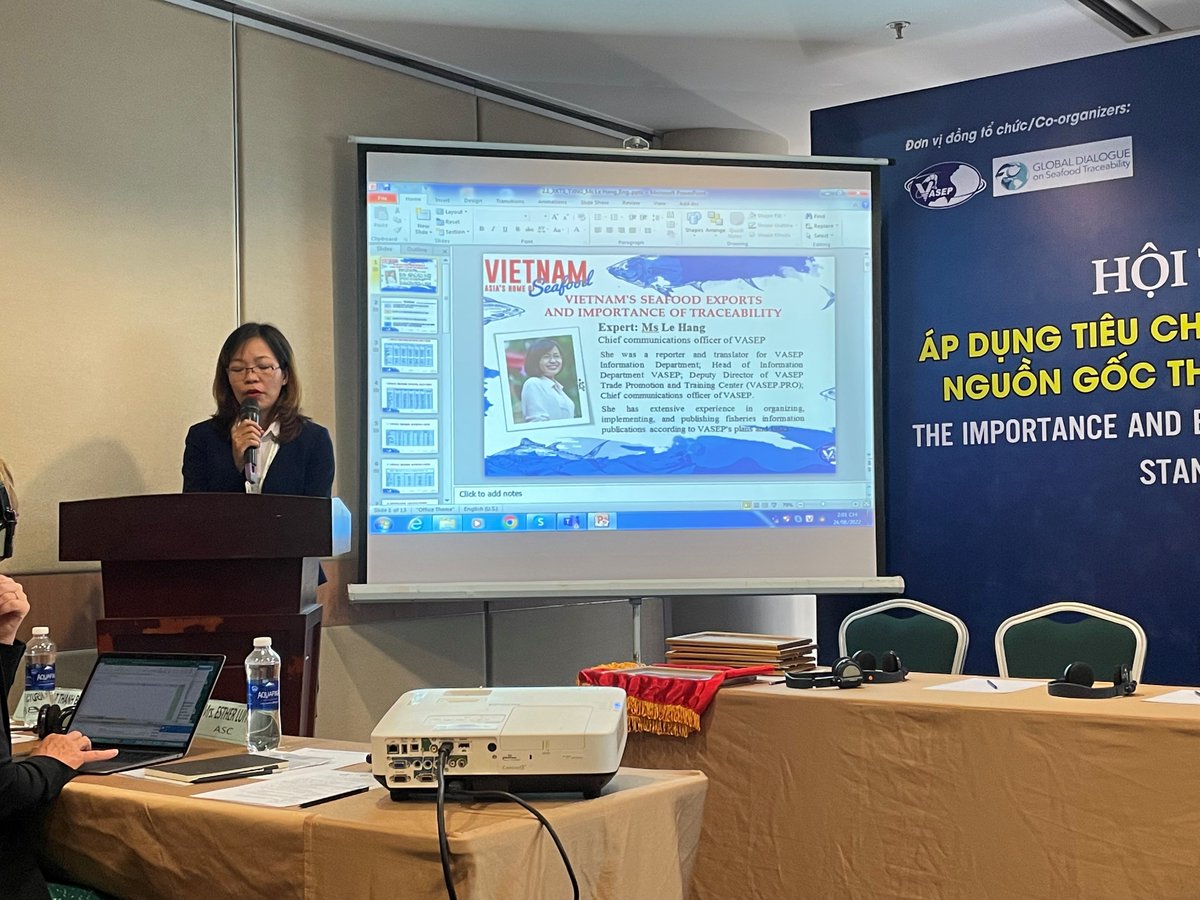 TheGDST's tweet photo. A huge thanks to all who joined #vietfish session, August 24th on the importance of the GDST standards for #seafoodtraceability and to our wonderful moderators from VASEP and presenters from 
@ASC, @GSA, @SeaDelight, @thaiuniongroup, and @fishhuw ! https://t.co/Ya98WuBDOw