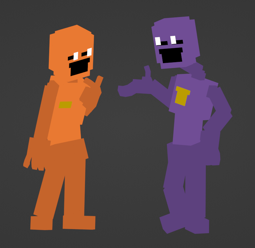 トッツー🤡 On Twitter I Made These Bitches Into 3d Because Why Not Dsaf