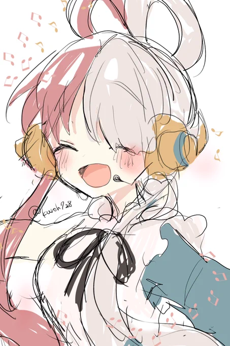 ウタちゃん落書き 