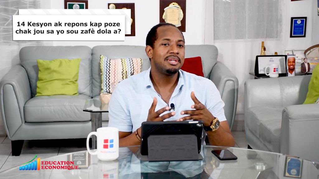 etzeremile's tweet photo. Pita nan Emisyon EDUCATION ECONOMIQUE nou pral reponn 14 kesyon kap poze anpil jou sa yo sou zafè DOLA 💵. 7h30 pm sou Tele Caraibes, Facebook ak Youtube. Pa rate emisyon sa. Pataje l. Mèsi.

Men lis kesyon yo👇: https://t.co/zoaW6a4Osa