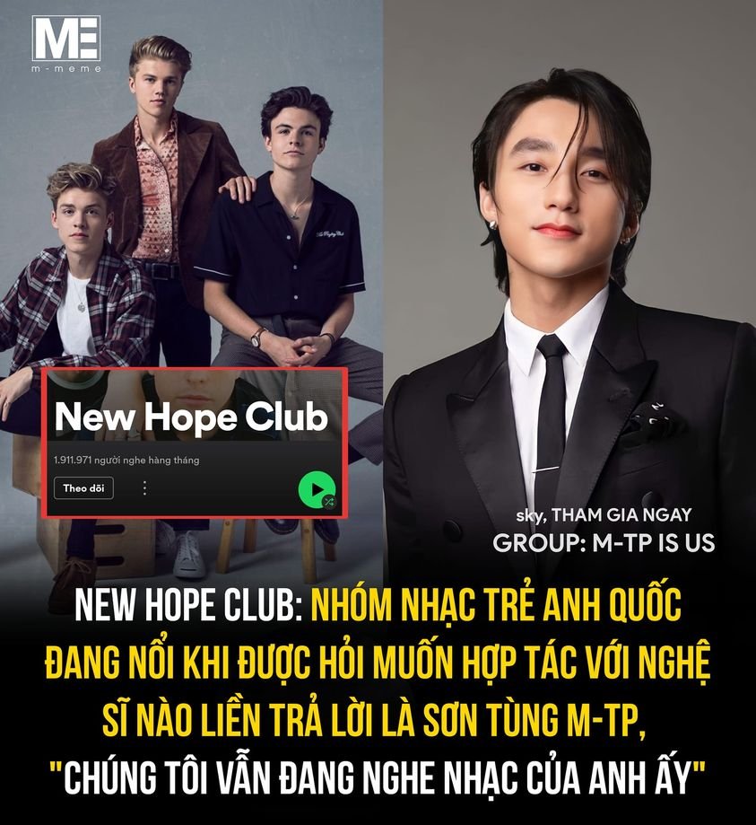 sontung_mmeme's tweet photo. New Hope Club often listens to Son Tung M-TP's music🥺🥺🥺!!!
#sontungmtp #mtpisus #mMeme https://t.co/XmqrOa5vWS