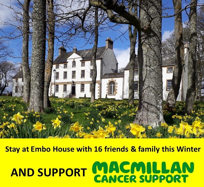 If you want to bid in William Hamilton's silent auction in aid of Macmillan for a 3-night stay this winter at Embo House, contact him via PM on his facebook page for more details. Winner announced 1/10/22. facebook.com/william.hamilt…
Check out Embo House at EmboHouse.co.uk