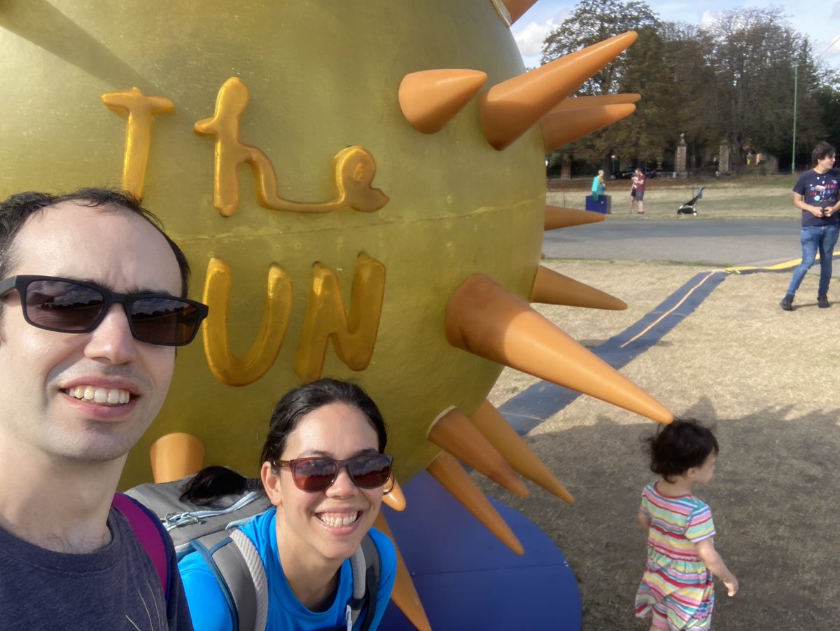 nallaway's tweet photo. From the Sun to Pluto on our first proper family cycle ride @ourplaceearth #solarsystemtrail #cambridgesolarsystem #ourplaceinspace https://t.co/Q6PJNCoooB