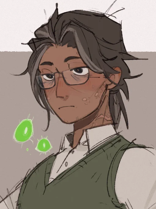 Hello I'm opening 3 flat color headshot commissions for 35$ usd each (you will be getting something along the lines of this)!! If you wanna claim a slot just dm me, altho keep in mind I am a college lad so there will be a bit of a wait 