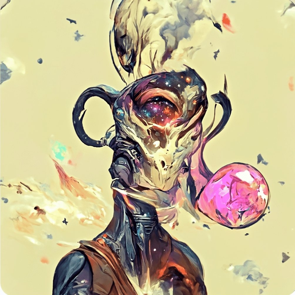 realctcrypto's tweet photo. Buying comp for a Blue eyed laser today. Perfect excuse to pick up this incredible #artsymonke a beautiful AI rendition of #bayc #6261 @BoredApeYC https://t.co/AKQnYpzkqW