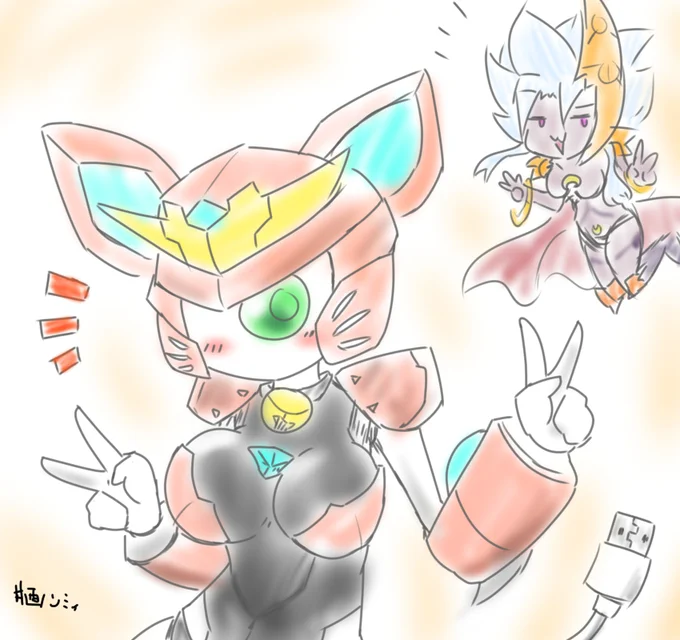 #画ンミィガンミィちゃん()描かせていただきました! 