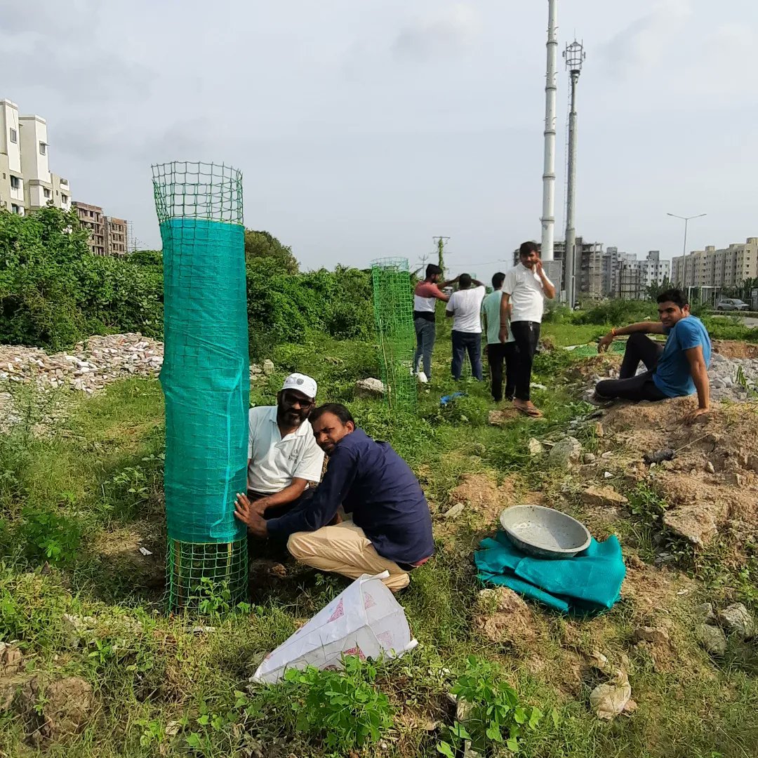 natureloversva1's tweet photo. After a long break due to rain, Nature Lovers Team is back to work. Work of making World 🌎 Green. 28 tree planted. Great work team. Thank you.#naturelovers #Tree #PLANTATIONS #Vadodara #GoGreen https://t.co/HNR70oIiq6