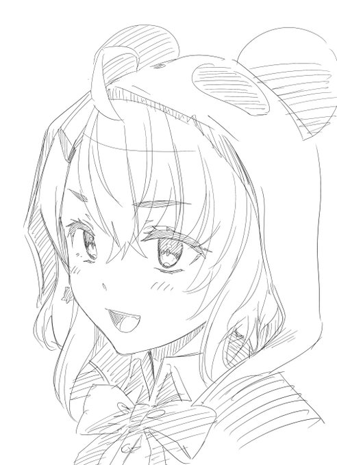 顔を可愛く描けるようになりたいから練習するぞ! 52 