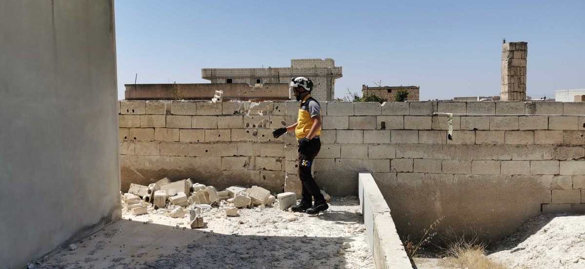 SyriaCivilDef's tweet photo. Today, the regime forces and Russian artillery bombed the outskirts of villages of #AlBara, #Fleifel, #Benin, and #Afis, along with the #Aleppo_Lattakia road near #Neirab village #Idlib. The teams responded to the bombing scenes and did not report any casualties.
#WhiteHelmets https://t.co/UQH7YfpfE0