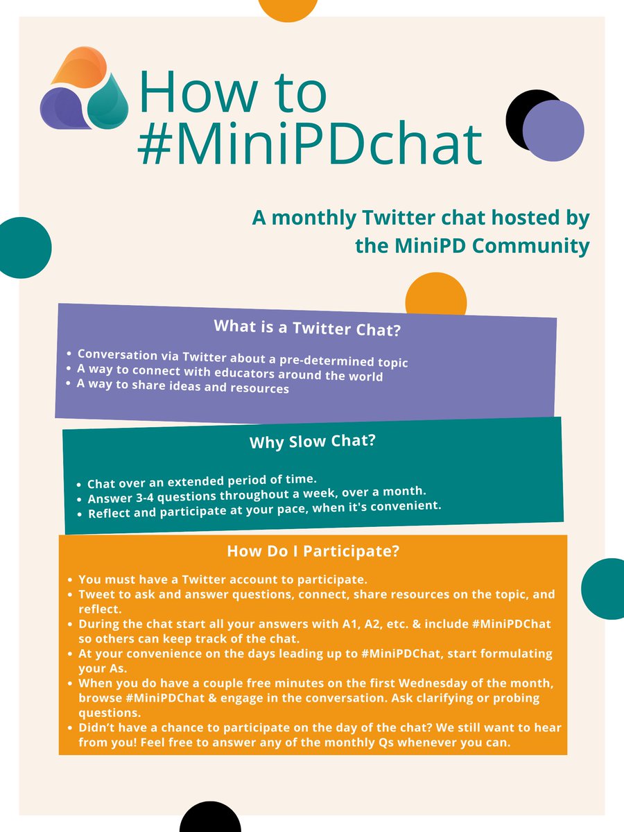MyMiniPD's tweet photo. ⚽Join us next week as we kick of our monthly #MiniPDchat! 

🐢We are excited to welcome you to a slow chat as we explore our September content theme: Promoting Positivity.

🗓️ Mark your calendars #MiniPDCommunity!

#PYPChat #MYPChat #DPChat #NESAChat #EdChat #CPChat #IntlEdu https://t.co/2gzGWsDMzm