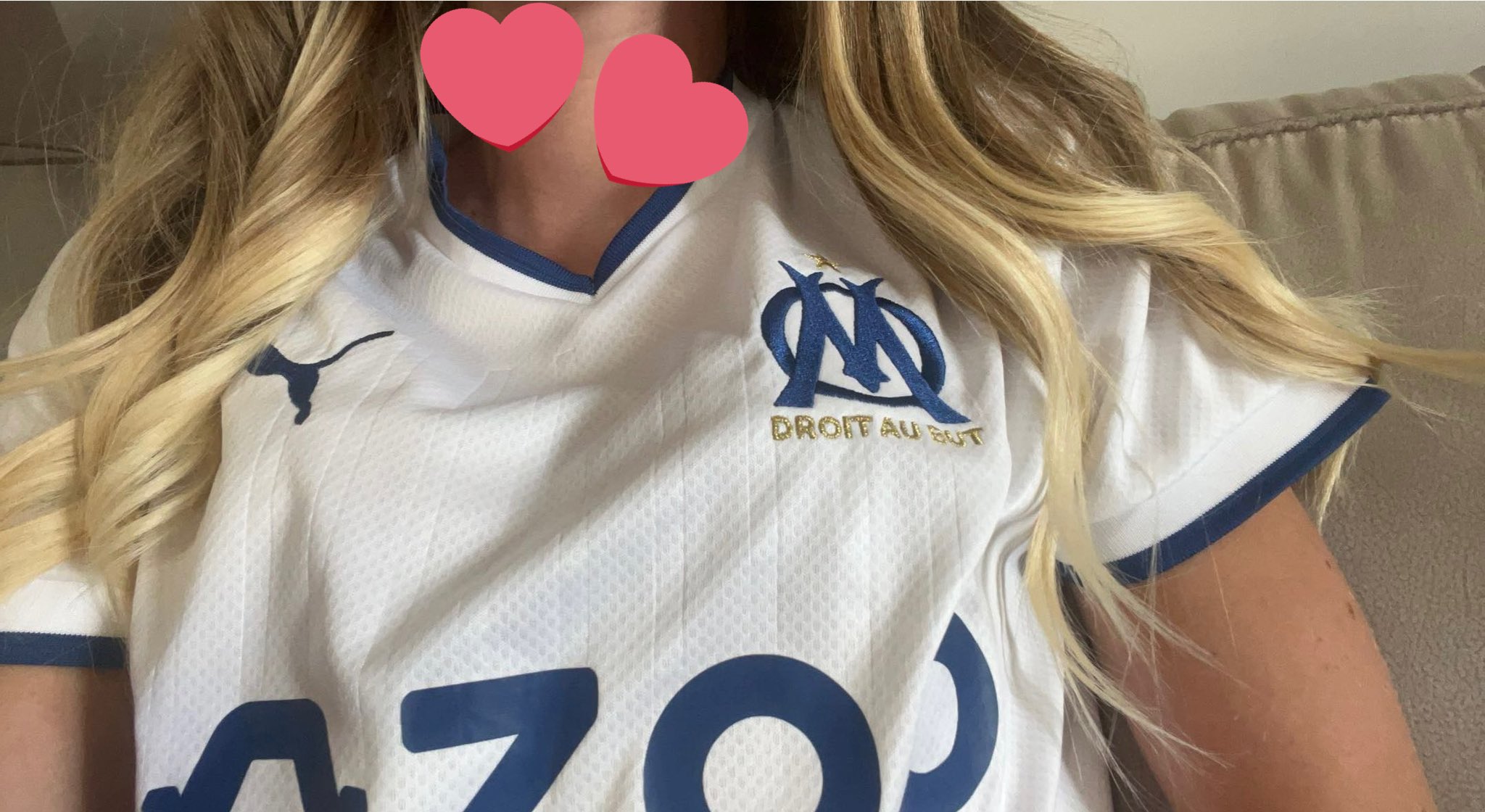 ᴘᴀᴜᴘᴀᴜ on Twitter "toujours présente avec mon maillot💙 ALLEZ L’OM OM