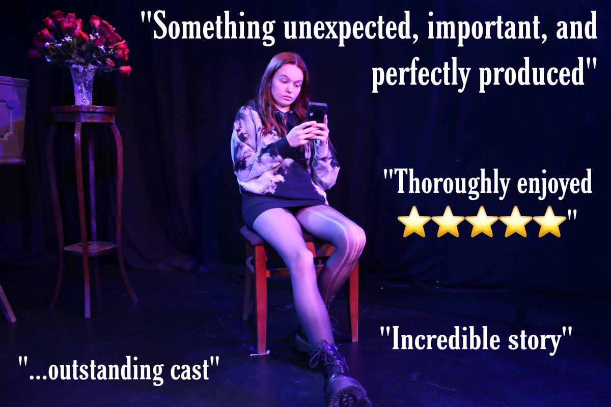 MyceliaMedia's tweet photo. TONIGHT IS THE FINAL PERFORMANCE of “Sunny Makes a Scene” at @c_venues! Aug 24-28 at 8:30pm 🎟 Tickets are selling fast, link in bio!
#SunnyMakesAScene #EdFringe2022 #edfringe #needareview #newwriting #newplays https://t.co/wzi3eTMiiw