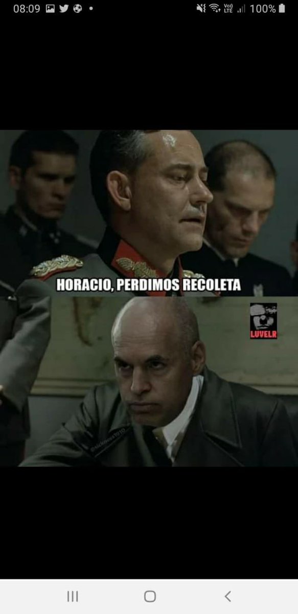 Lupo55's tweet photo. La caída no para. Empezaron las pullas,chascarrillos y cornetines @horaciorlarreta. https://t.co/cl8J0CsOnC