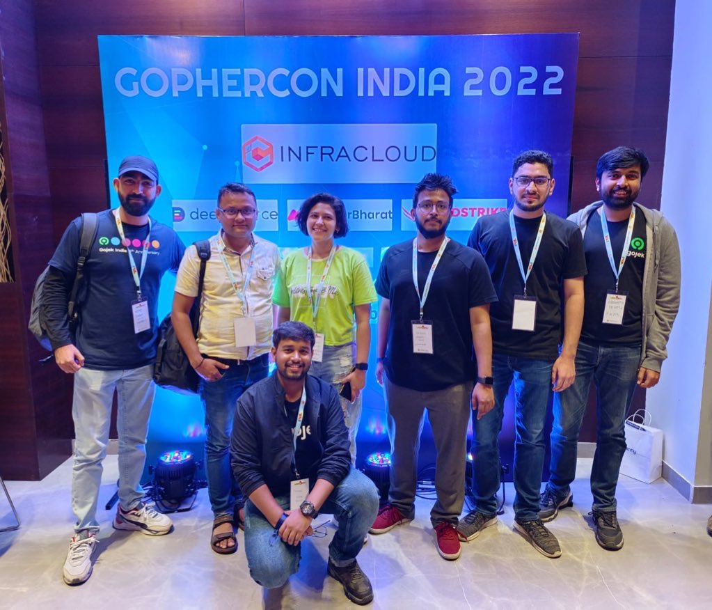 imJenal's tweet photo. Come say Hi 👋🏻  to @gojektech folks if you’re at @GopherConIndia 

@badamisourav @prj_7 @_sidsrivatsa @krtkvrm @dalal_jayesh 
#gopherconfindia https://t.co/ZP9DCQpAxN