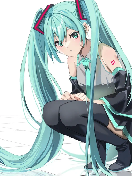 ミクちゃん#初音ミク #イラスト 