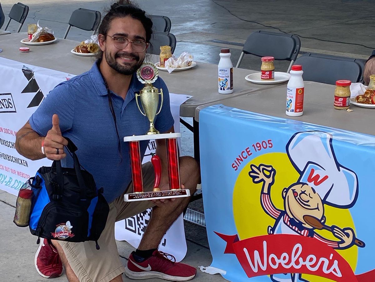 radio_caffeine's tweet photo. Amazing day of @cd929fm Eating Contests at #columbusfieryfoodsfest on Saturday featuring @tasty_dawg, @oxbschicken , and @woebermustard! We still have seats for a few more Sunday contestants. Check in at the park stage by the #mainstreetbridge if you’re interested! https://t.co/PU9etxcYeR