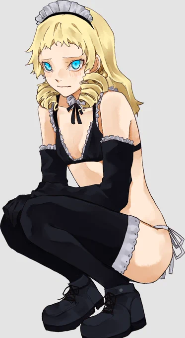 男勢が比較的まとも(?)なメイド服を着せられてるのに自分が着せられたのがコレで「ぜったいにおかしいぜったいにおかしいぜったいにおかしい」ってなってるメイドテレーズさん 