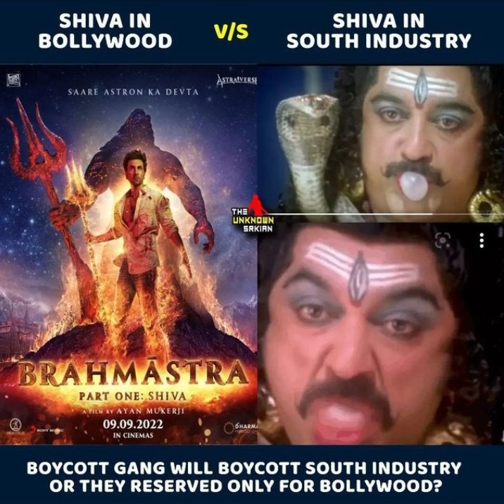 JdkdkNdndjd's tweet photo. Please Don't Boycott #Brahmastra Because This Represent Our Hindu Mythology Please Support 
Jay Shree Ram 🚩🚩🚩
#BOYCOTTGANGTMKC #Brahmastra #Bollywood https://t.co/7uvbzc8Y9p
