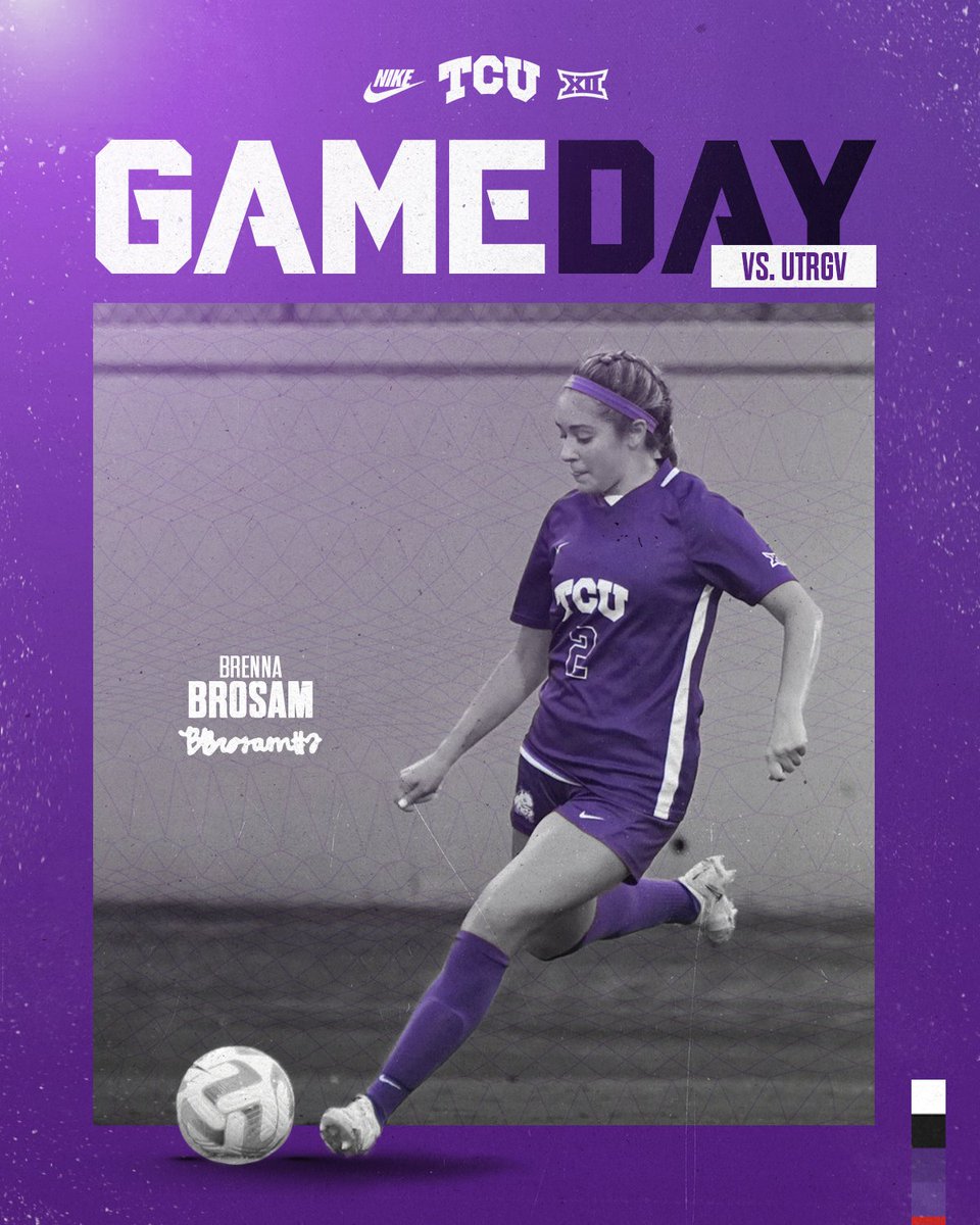 On the road for the first time this season! Tune in at 1 p.m. 😈

🔗 linktr.ee/tcusoccer

#GoFrogs