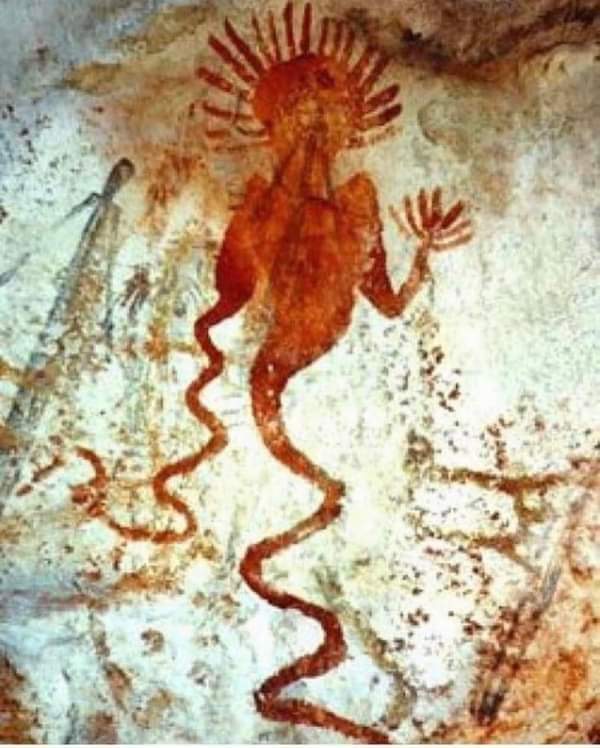 An image drawn 36000 years ago in Spain's Altamira Cave, probably drawn by Cro-Magnons, ancestor of modern humans. Because at that time, at least in European region, Cro magnon (European sapiens) lived.

#archaeohistories