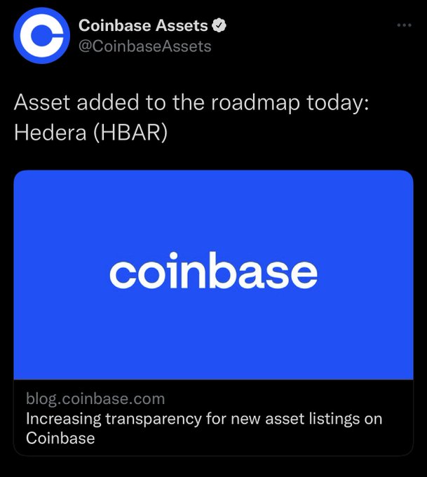 Hbar Will Become A Top 10 Coin https://t.co/Nvk2m3MIwm